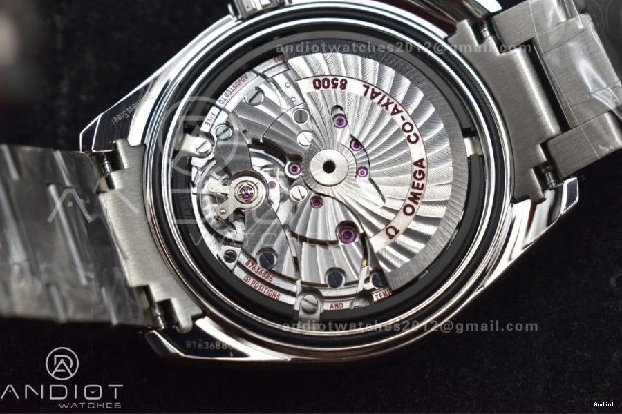 On Terra Best A8500 VSF Black Edition Vertical 1:1 SS Dial Bracelet SS Aqua 150M 1218